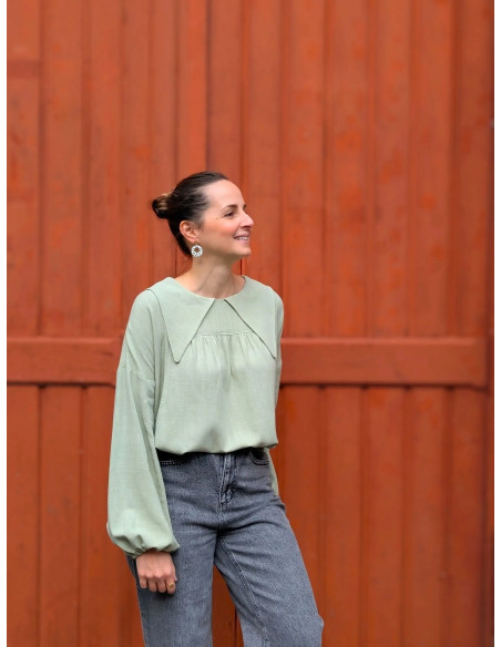Molde de blusa Manna - Anna Rose patterns