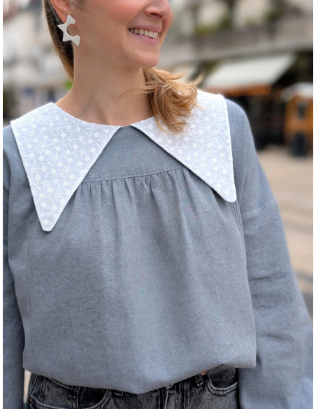 Molde de blusa Manna - Anna Rose patterns