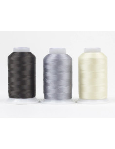 Conjunto de 3 fios de bordar Decobob 2000 m 2