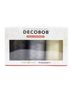 Conjunto de 3 fios de bordar Decobob 2000 m