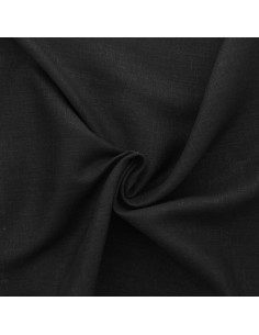 Tecido linho viscose - Preto 2