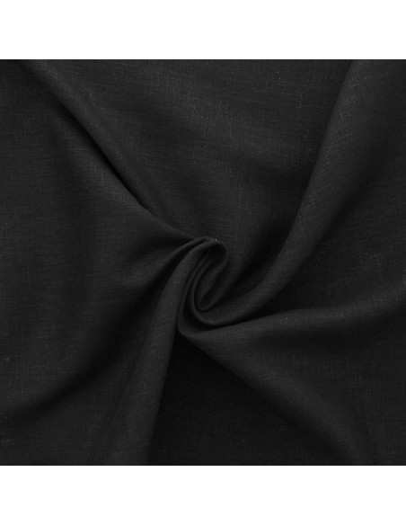 Tecido linho viscose - Preto