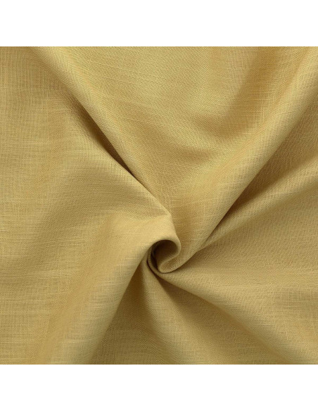 Tecido linho viscose - Ocre