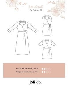 Molde de vestido envelope Salomé - Joli Lab 2