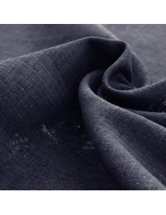 Tecido linho viscose - Azul marinho
