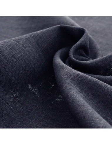 Tecido linho viscose - Azul marinho