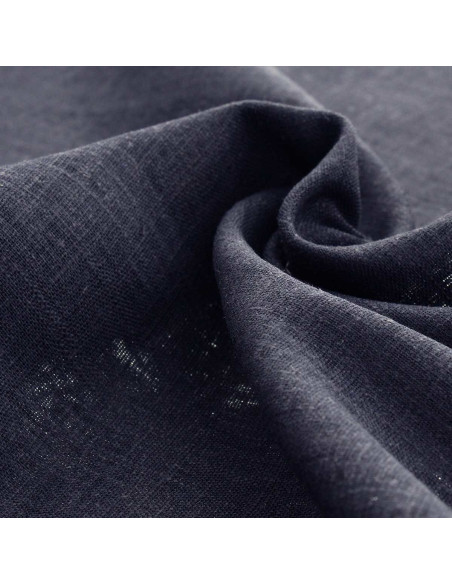 Tecido linho viscose - Azul marinho