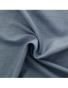 Tecido de linho viscose - Azul vintage escuro 2