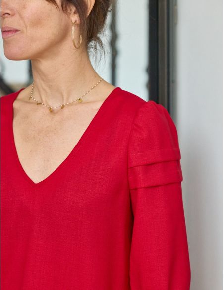 Molde de blusa Muse - Atelier Scämmit