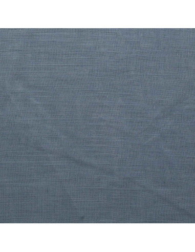 Tecido de linho viscose - Azul vintage escuro