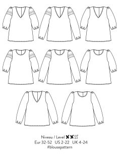 Molde de blusa Muse - Atelier Scämmit 2