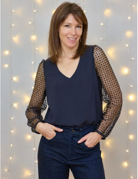 Molde de blusa Muse - Atelier Scämmit
