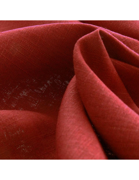 Tecido linho viscose - Rubi