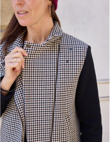Molde de jaqueta estilo perfecto Electra - Atelier Scämmit