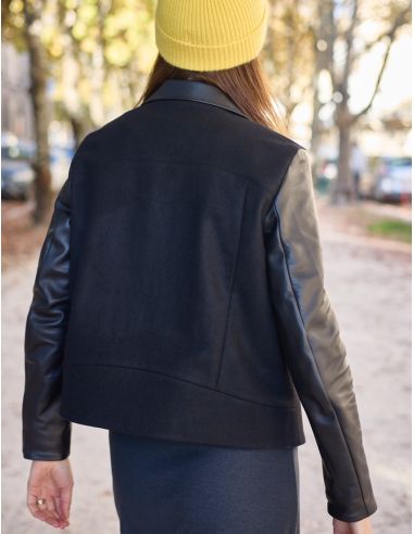 Molde de jaqueta estilo perfecto Electra - Atelier Scämmit