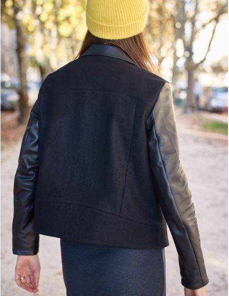 Molde de jaqueta estilo perfecto Electra - Atelier Scämmit