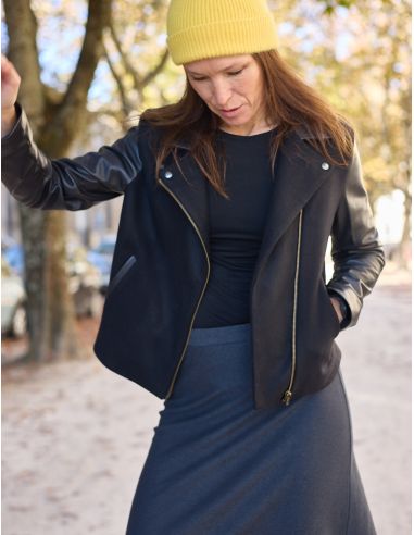 Molde de jaqueta estilo perfecto Electra - Atelier Scämmit