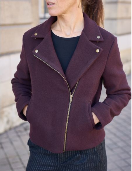 Molde de jaqueta estilo perfecto Electra - Atelier Scämmit