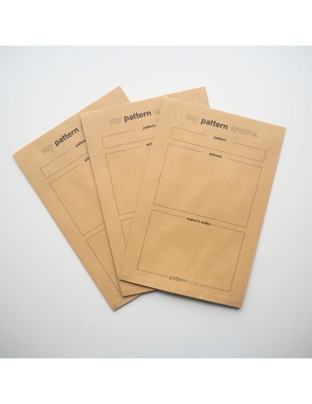 Envelopes de armazenamento para moldes de costura – conjunto de 10