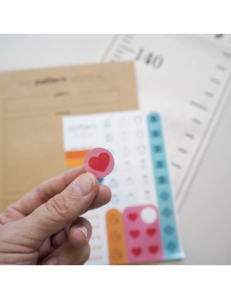 Etiquetas de organização para moldes de costura