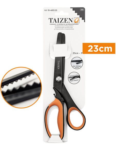 Tesoura de picotar profissional Taizen 23 cm