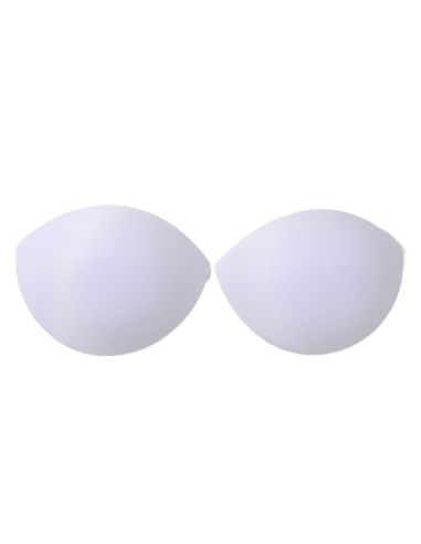 Copas push-up meia-lua sutiã brancas