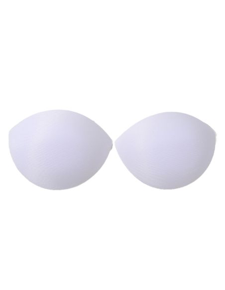 Copas push-up meia-lua sutiã brancas