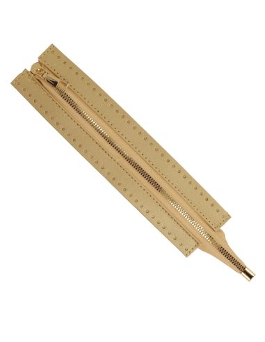 Fecho de correr especial saco em imitação 30 cm - Ouro