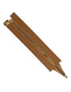 Fecho de correr especial saco em imitação 30 cm - Camel