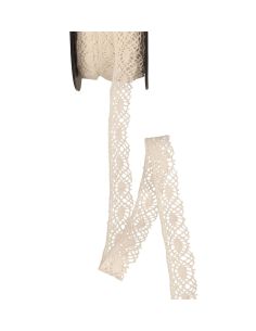 cópia de Renda de algodão elegância 14 mm - Branco