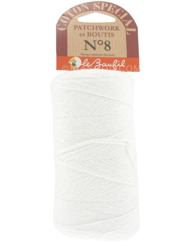 Algodão especial boutis n°8 - Branco