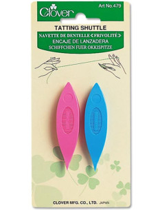 Lançadeiras de renda para frivolité Clover