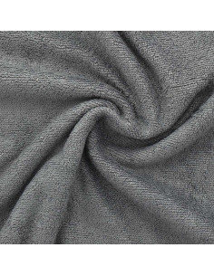Tecido felpudo viscose - Cinza