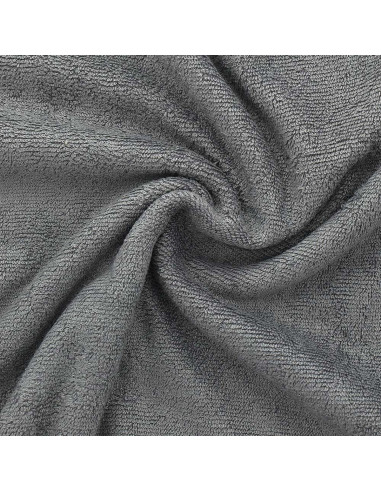 Tecido felpudo viscose - Cinza