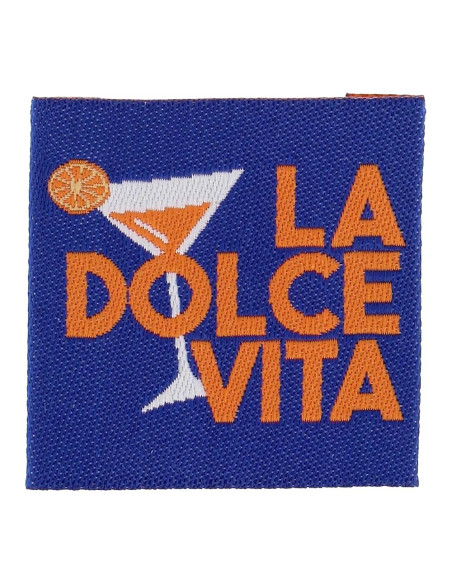 Conjunto de 4 etiquetas para costurar - La dolce vita