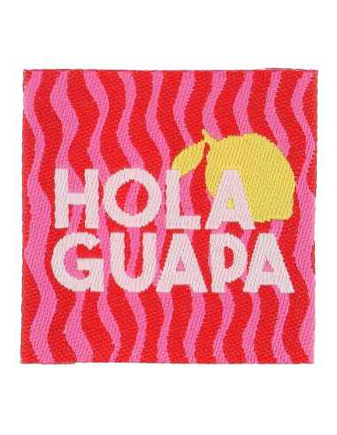 Conjunto de 4 etiquetas para costurar - Hola guapa