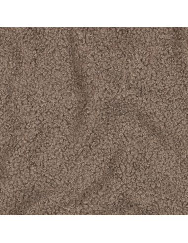 Tecido polar Teddy dupla face - Taupe