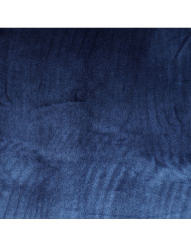 Tecido de veludo de luxo para estofados - Azul marinho