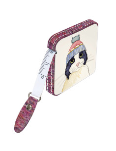 Fita métrica retrátil 150 cm - Gato e gorro