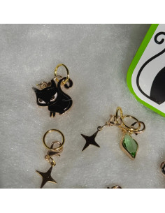 Conjunto de 12 marcadores de malha - Kitty Kitty 2