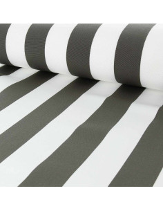 Tela de espreguiçadeira - Branco e taupe